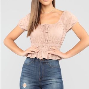Evangelina Top - Blush -